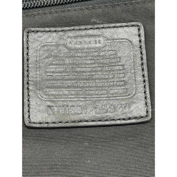 Y2K Vtg Old Coach Legacy Bleecker Duffle Sig Canvas Black Shoulder Bag #25380 - Picture 5 of 9